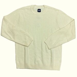 GAP Men's Long Sleeve Seed Stitch Crew Neck Ribbed Cuffs Sweater | NEW/NWT!!✅